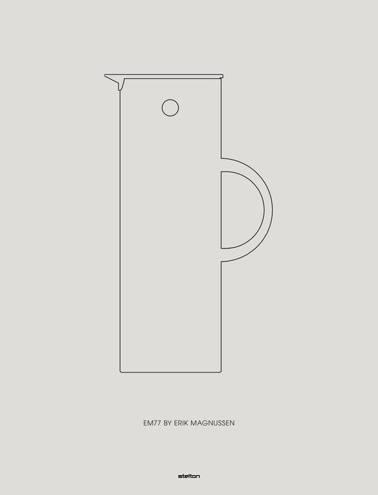 Stelton Erik Magnussen EM77 Vacuum Jug 1 L - Soft Fern