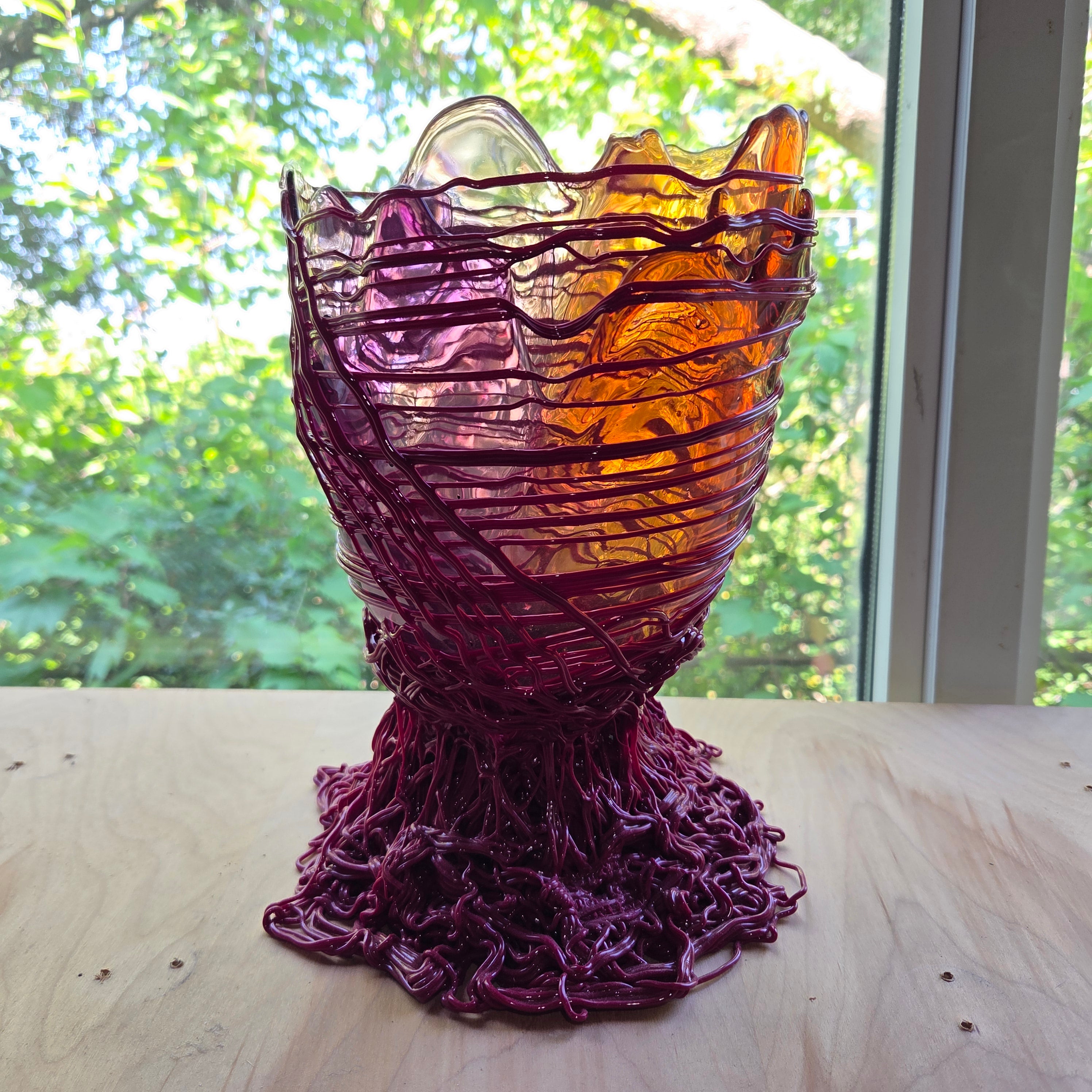 Gaetano Pesce fish vase Medium Spaghetti Extra colour