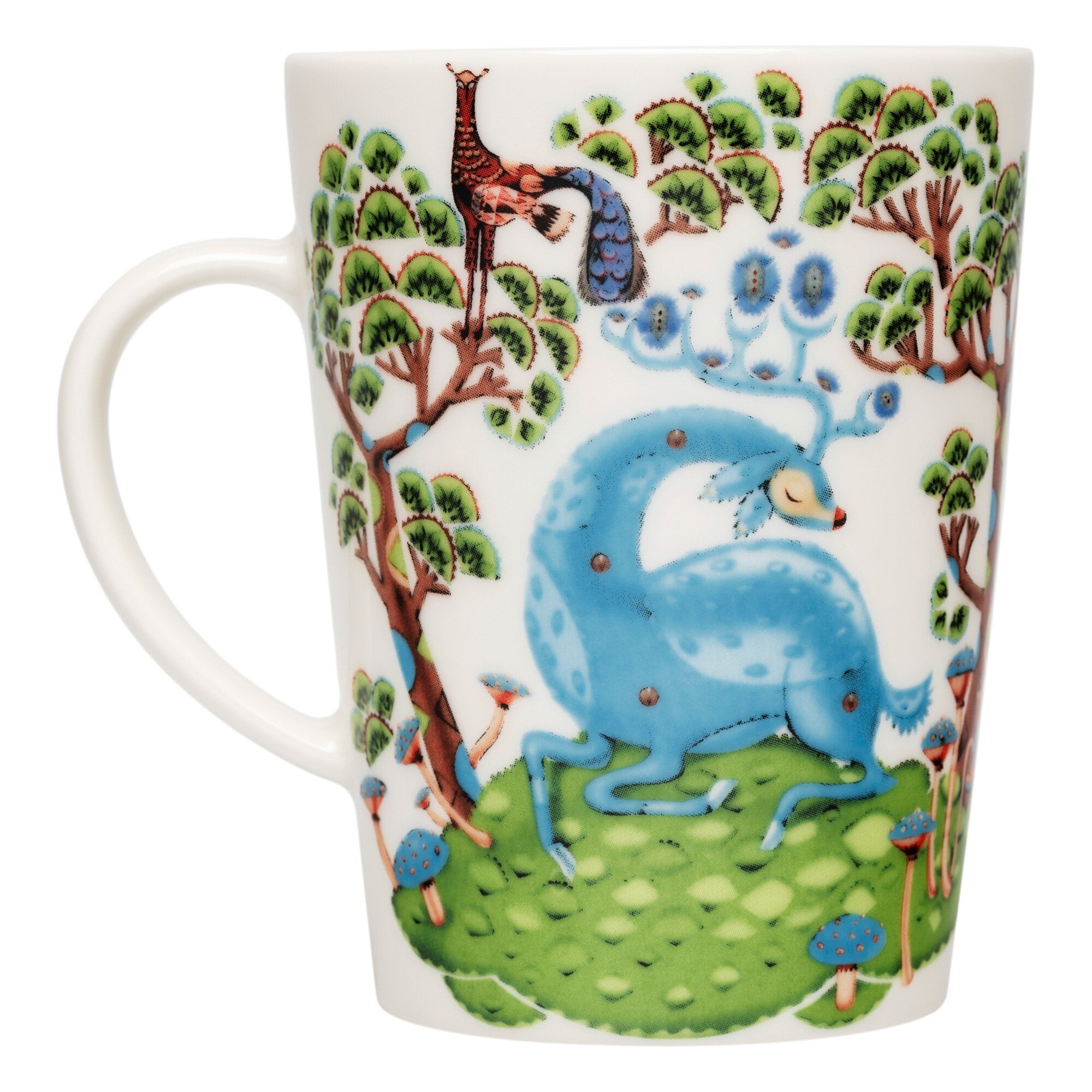 Taika Large mug 0,4 l / 13.5oz Satumetsä  Spring green-sky blue