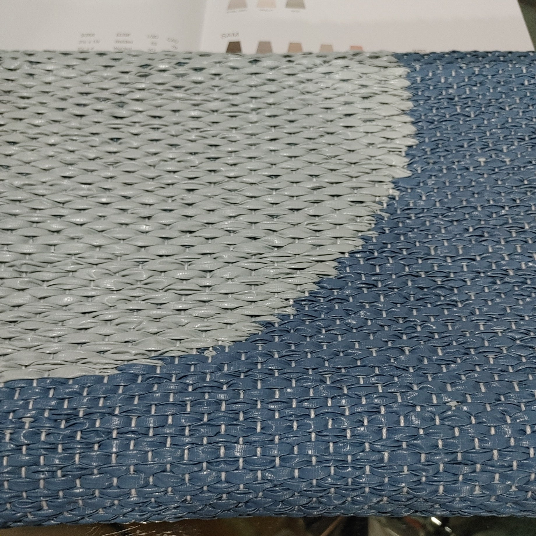 70x120 cm/2¼'x4'  VERA POP RIVER BLUE/BLUE FOG