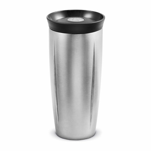 Travel mug Thermo cup coffee stainless steel black