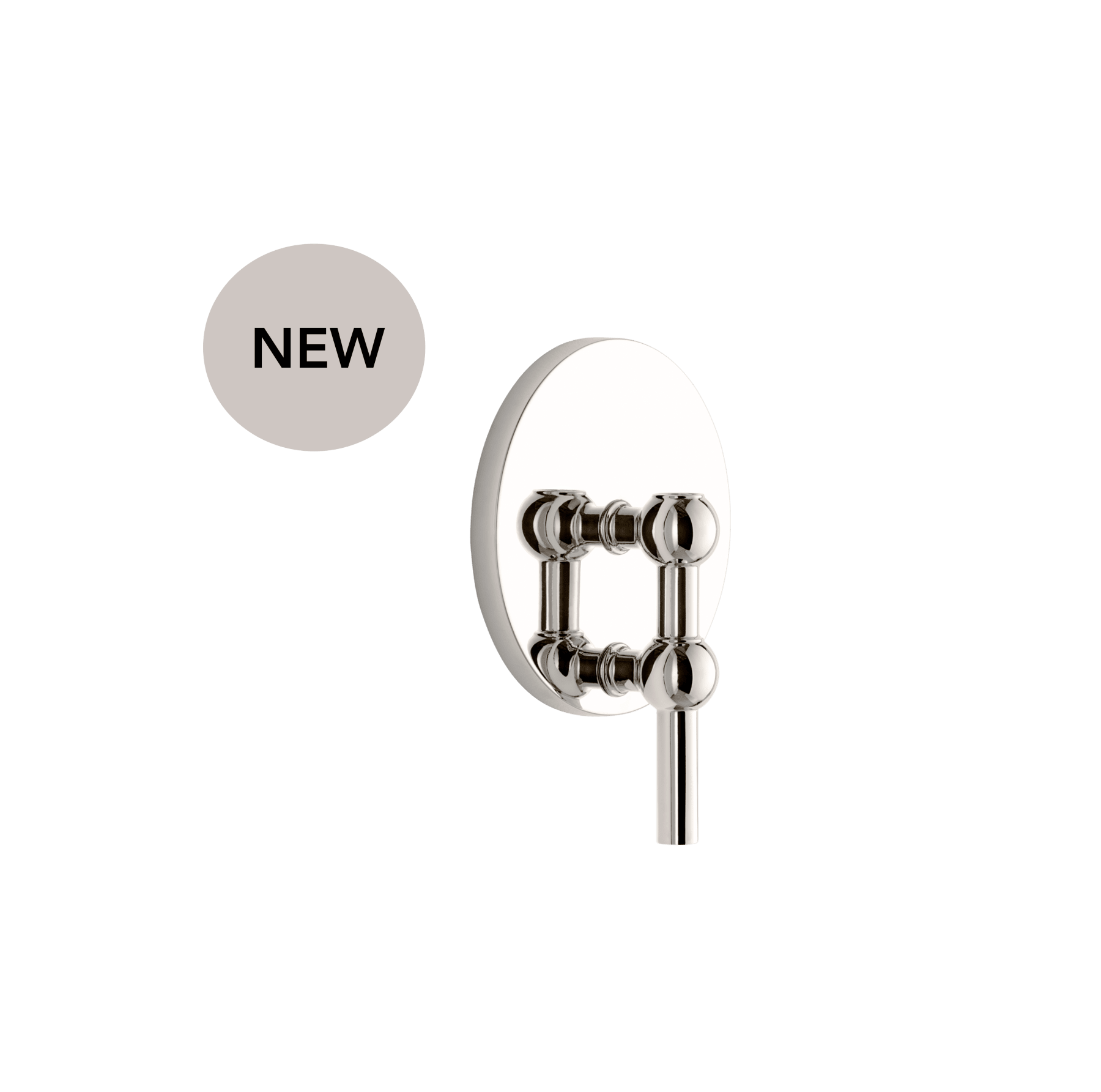 STOFF Nagel wall hanger chrome