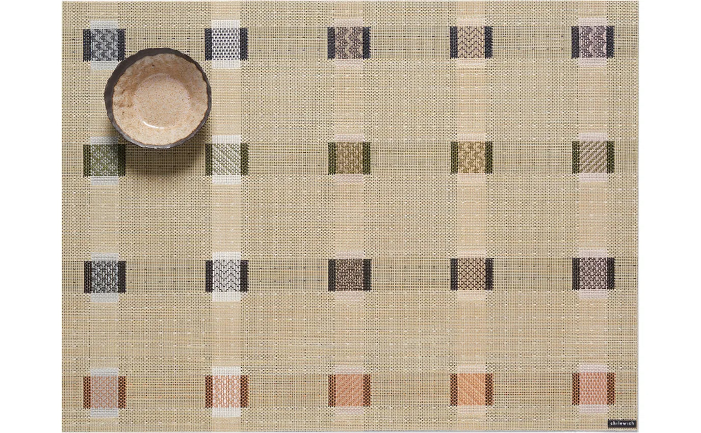 Chilewich Placemat Rectangle 14x19" Sampler Wheat