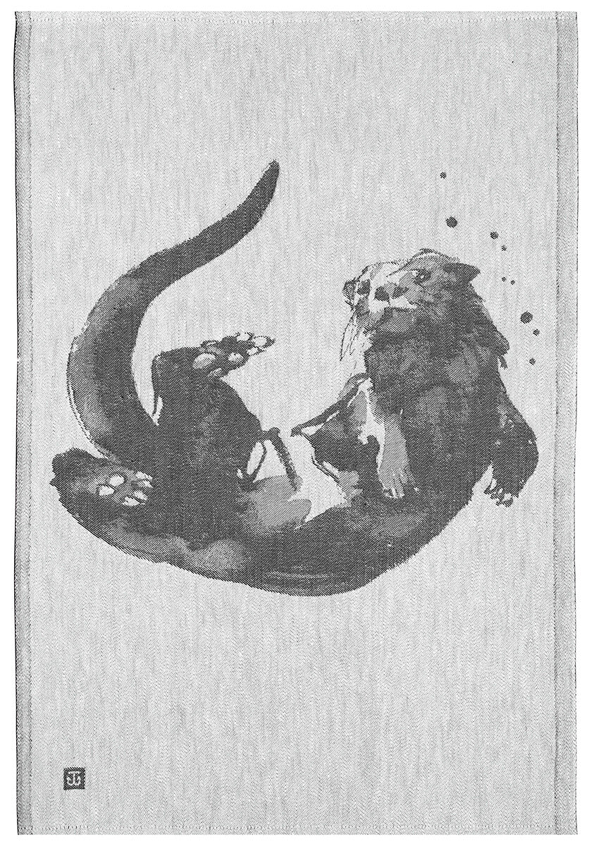 Teemu Järvi SAUKKO towel 46x70cm 9/white-black