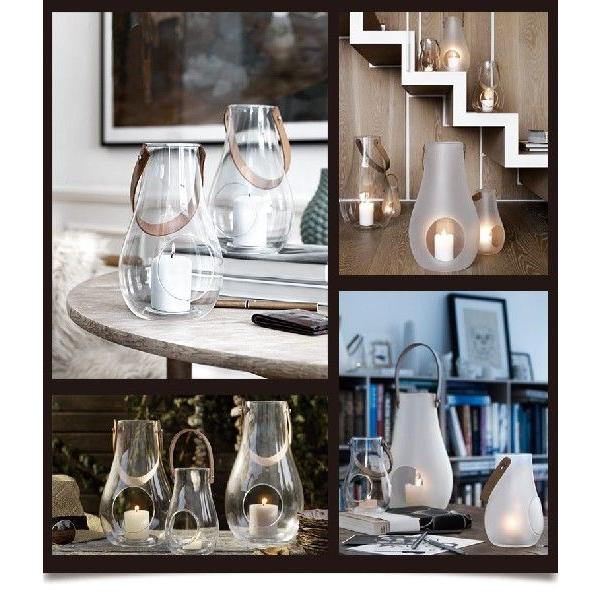 Design with Light Frosted Lantern, 6.3" / 16cm *