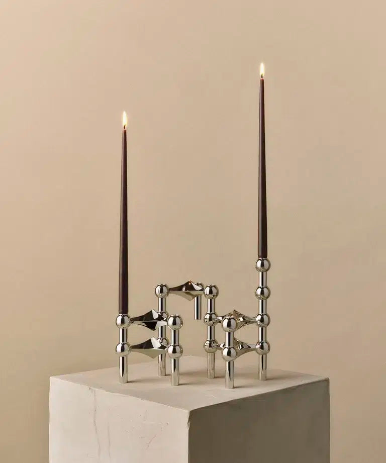 STOFF Nagel candles by Ester&Erik box w/6 pcs, Espresso