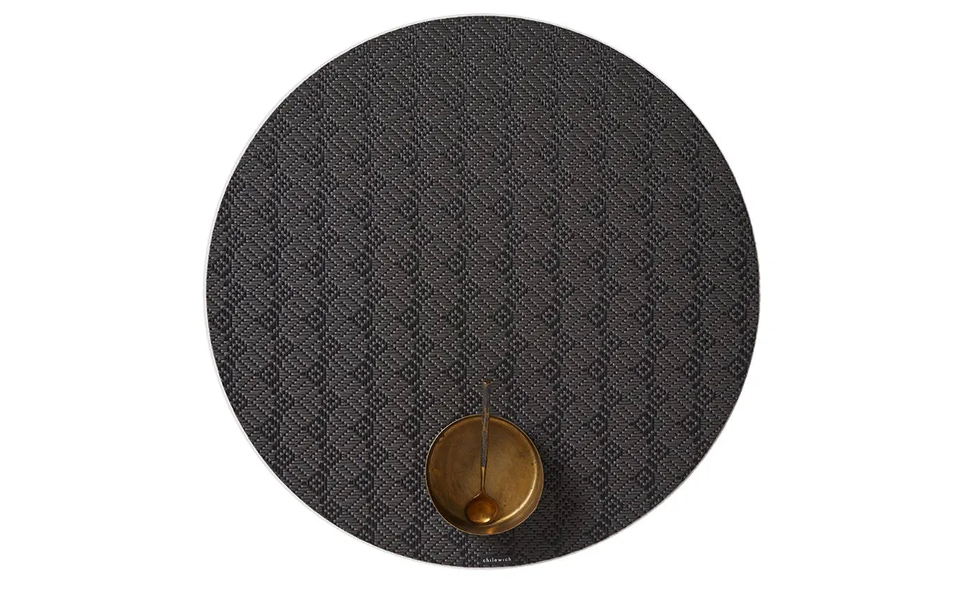 Chilewich Placemat Round 15" diam. Swing Night