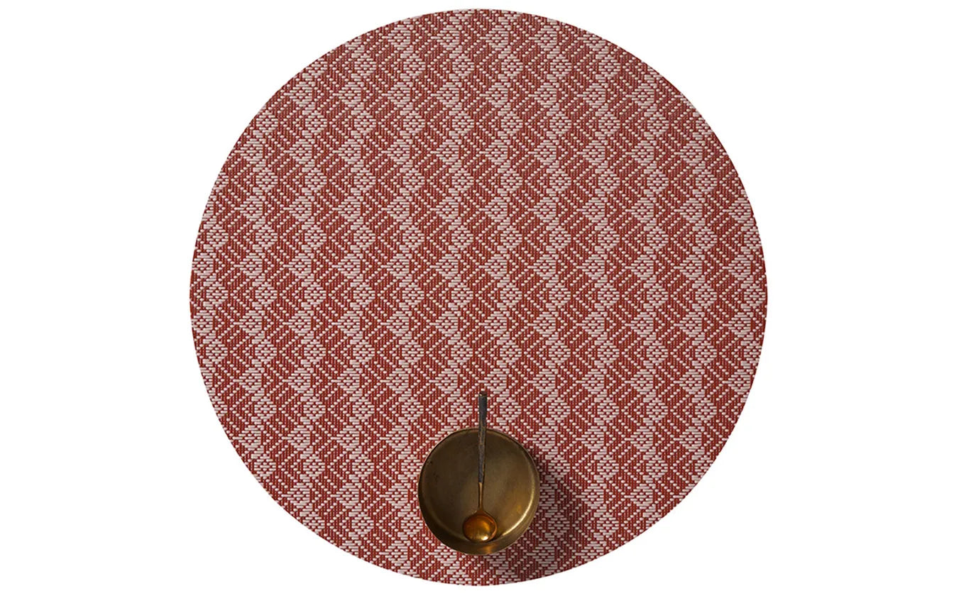 Chilewich Placemat Round 15" diam. Swing Night