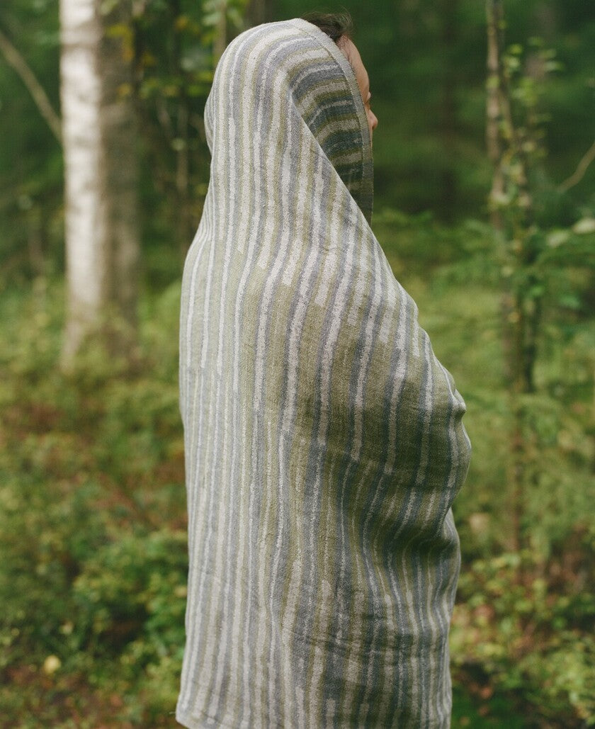 TAITO towel 95x150cm 5/linen-blue-brown