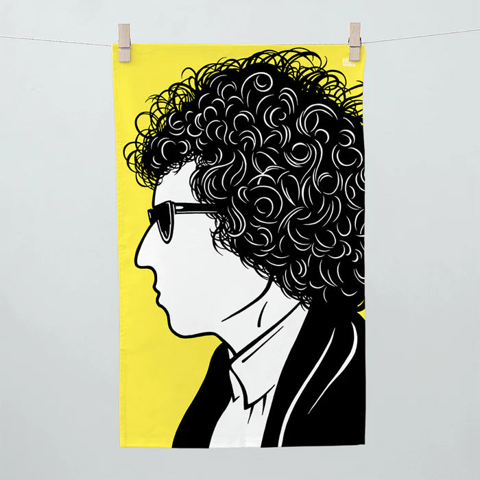 Rock Icon Tea Towel Bob Dylan