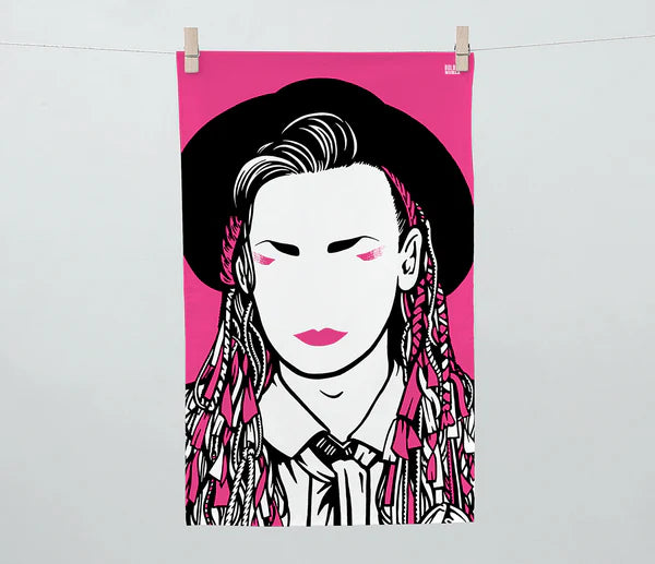 Rock Icon Tea Towel Boy George