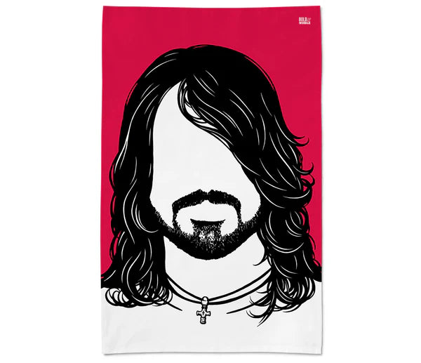 Rock Icon Tea Towel Dave Grohl' Foo Fighters