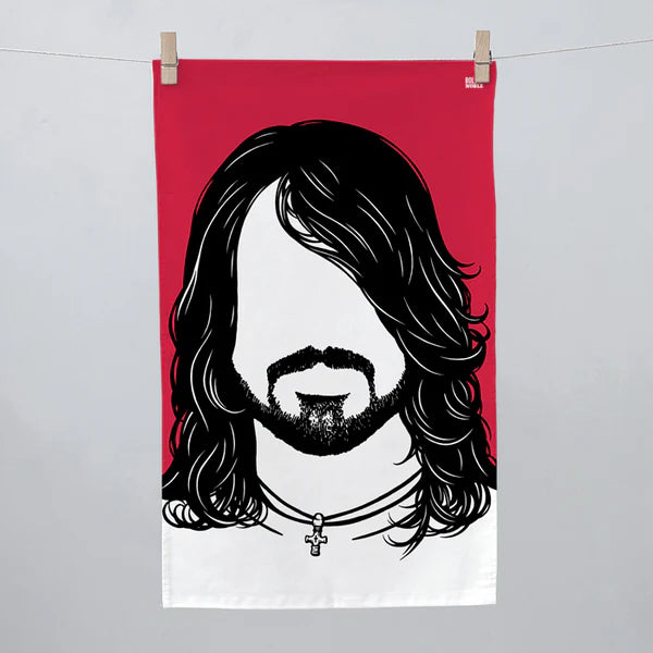 Rock Icon Tea Towel Dave Grohl' Foo Fighters
