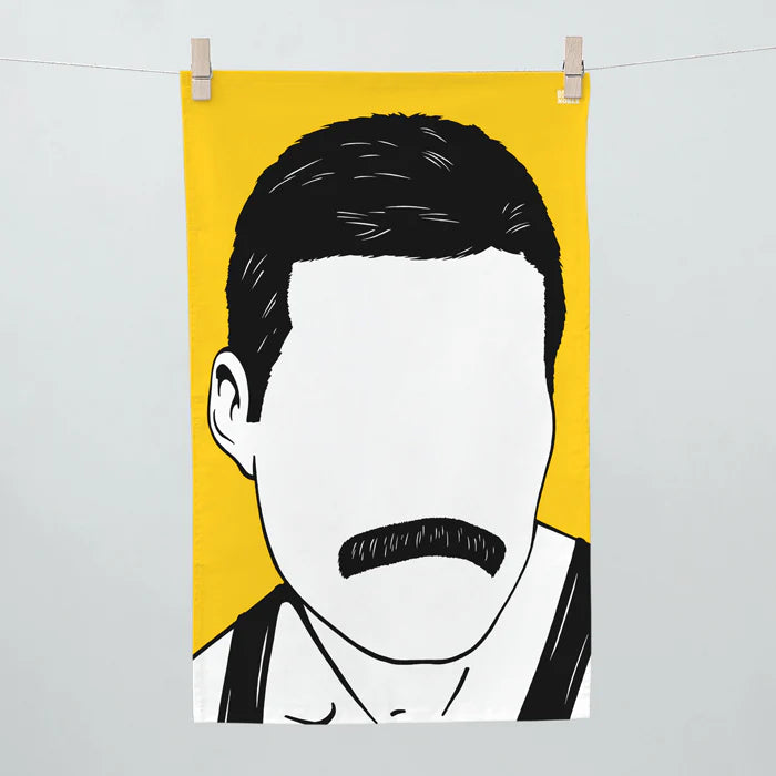 Rock Icon Tea Towel Freddie Mercury