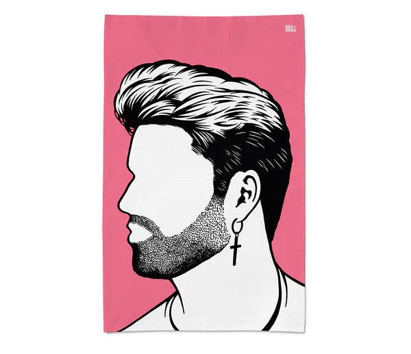 Rock Icon Tea Towel George Michael' Wham