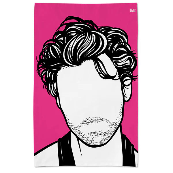 Rock Icon Tea Towel Harry Styles