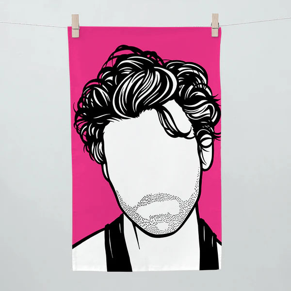 Rock Icon Tea Towel Harry Styles