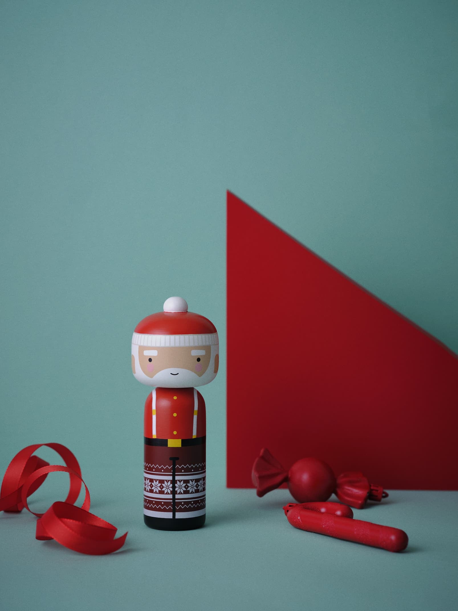 Kokeshi Doll by Sketch.Inc for Lucie Kaas - Mr Claus