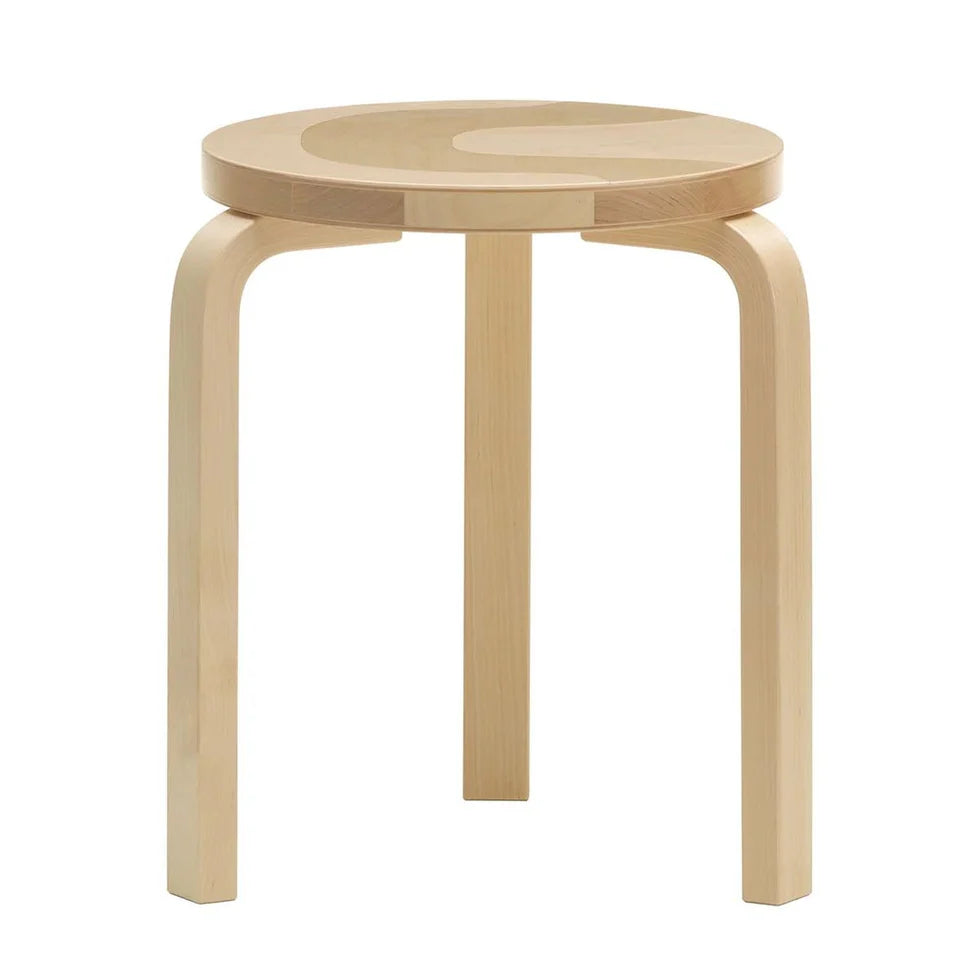 Artek + Marimekko Alvar Aalto Stool 60 Seireeni - 90th Anniversary Edition