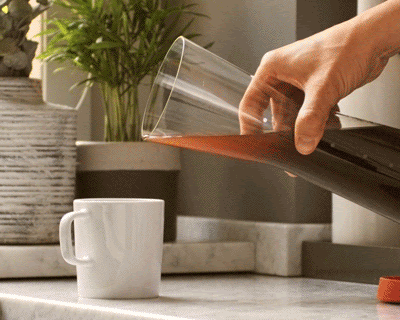 GIA31 BR MAZAGRAN,COFFEE PITCHER Cold brew coffee carafe Brown