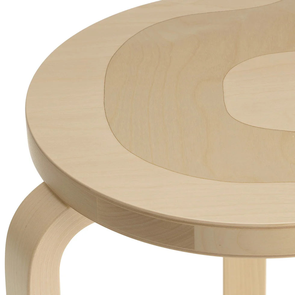 Artek + Marimekko Alvar Aalto Stool 60 Seireeni - 90th Anniversary Edition