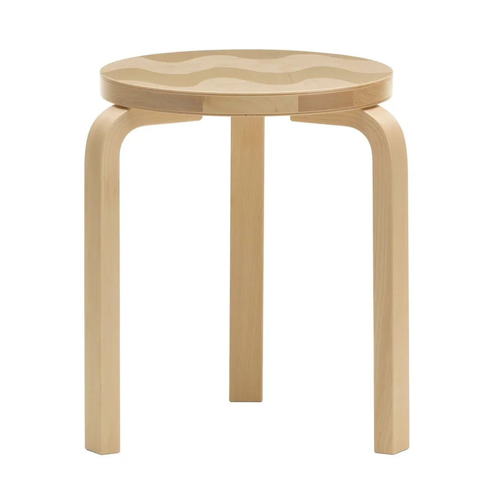 Artek + Marimekko Alvar Aalto Stool 60 Lokki - 90th Anniversary Edition