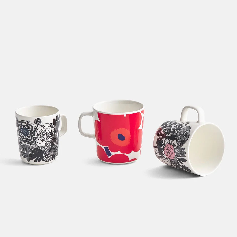 Oiva / Siirtolapuutarha mug 2,5 dl black blue