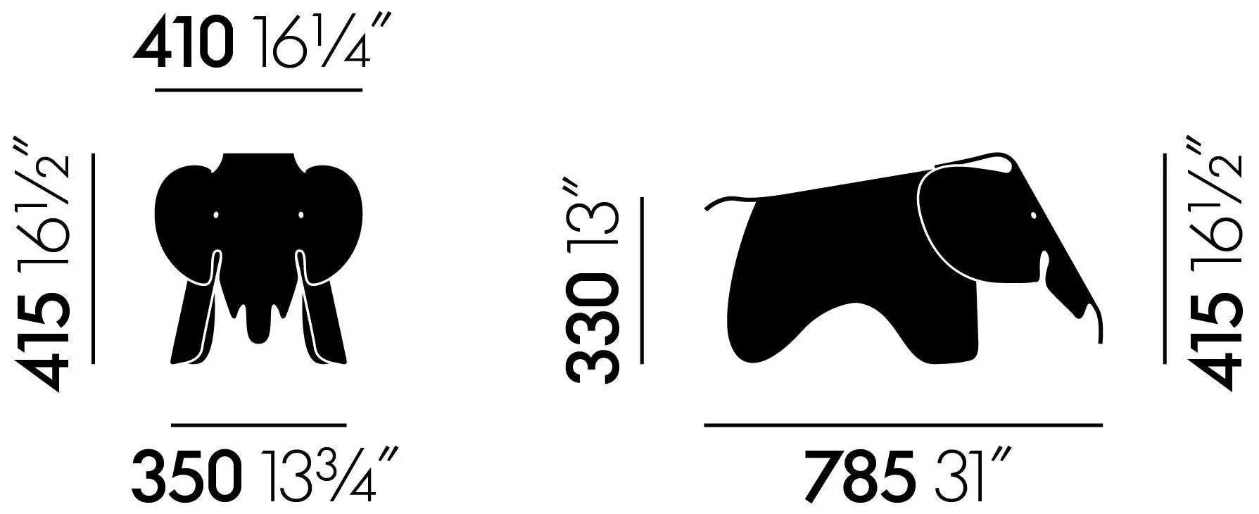 Eames elephant by Vitra