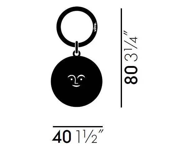 Key Ring Sun Alexander Girard keyring