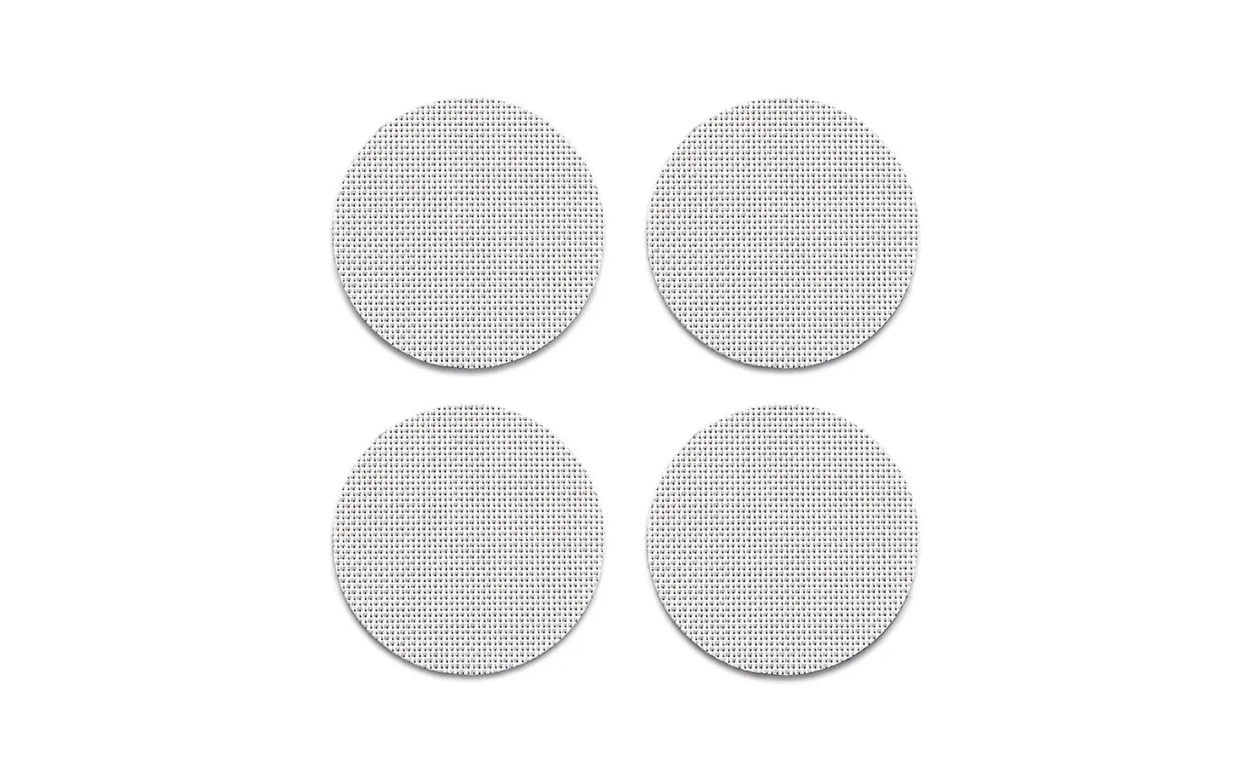 Chilewich Coasters Mini Basketweave (Set of 4) White