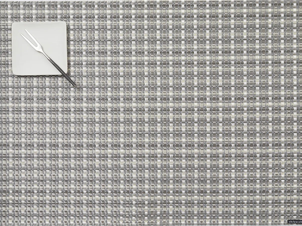 Chilewich Placemat Rectangle 14x19" Windowpane Nickel