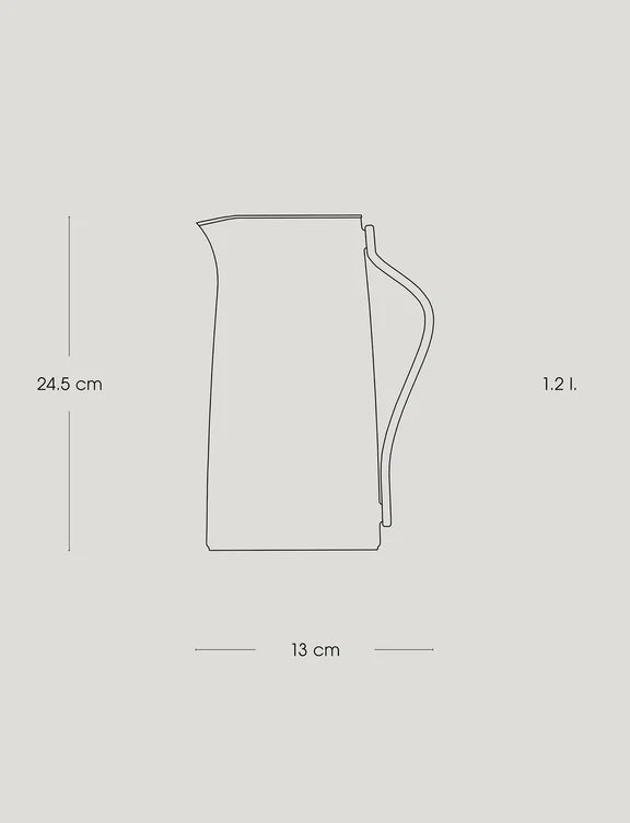 Emma vacuum jug, coffee 1.2 l. Steel