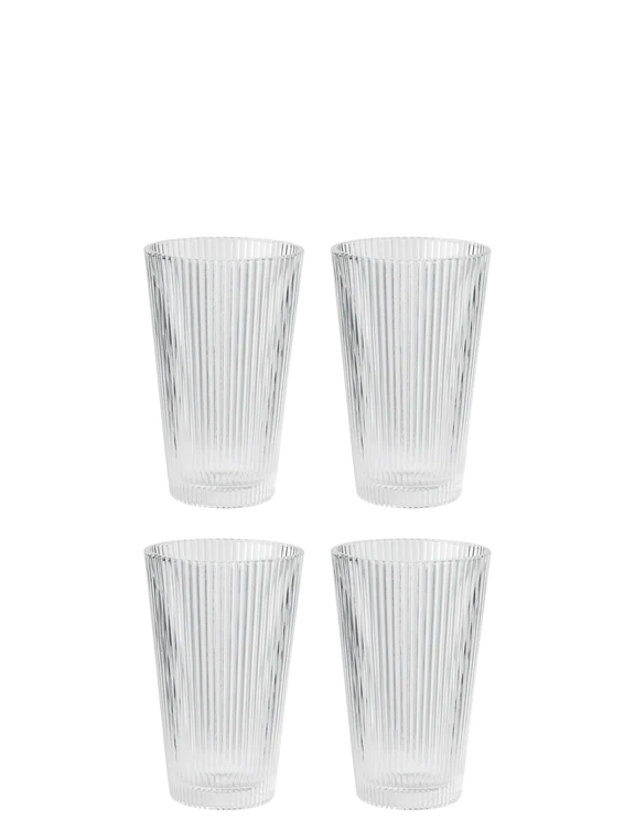 Pilastro large drinking glasses, set of 4