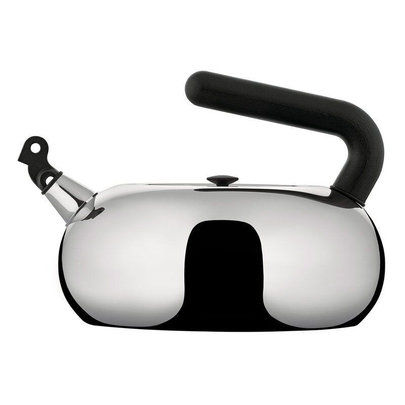 AC100 Bulbul kettle, steel - blackDesign: Achille Castiglioni