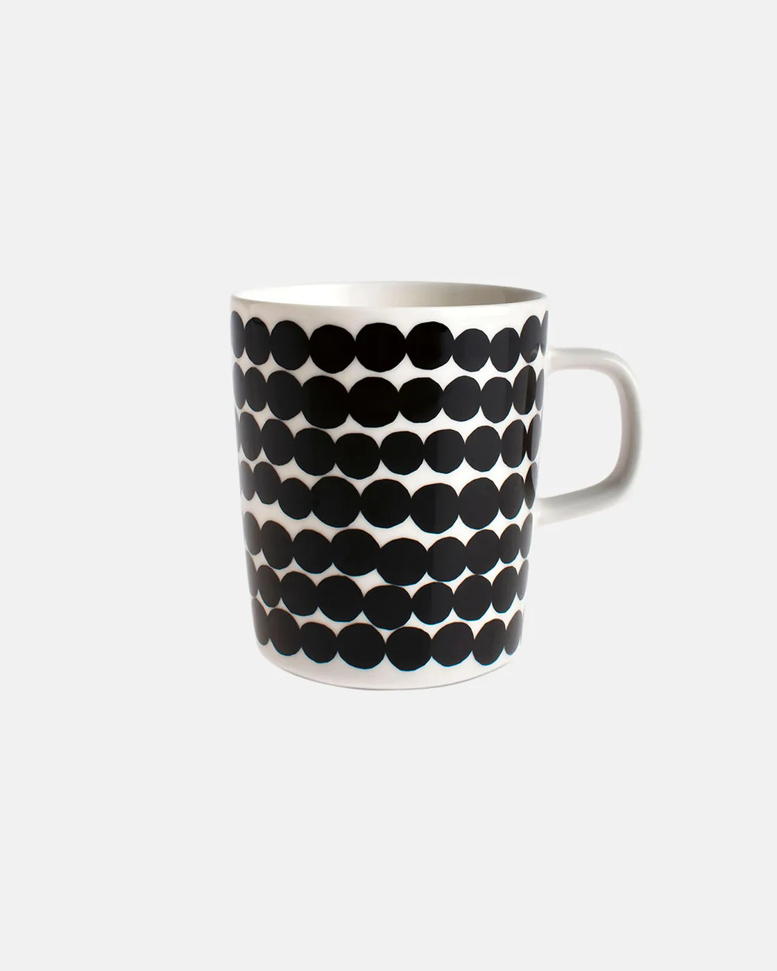 Oiva / Räsymatto mug 2,5 dl whie black