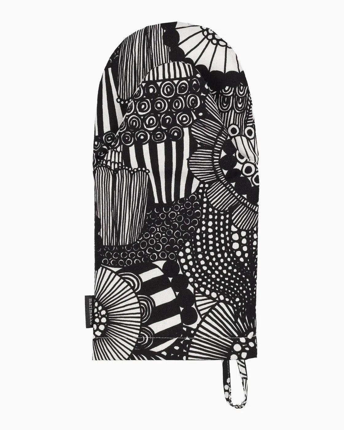 Pieni Siirtolapuutarha  oven mitten  white, black 067806 190