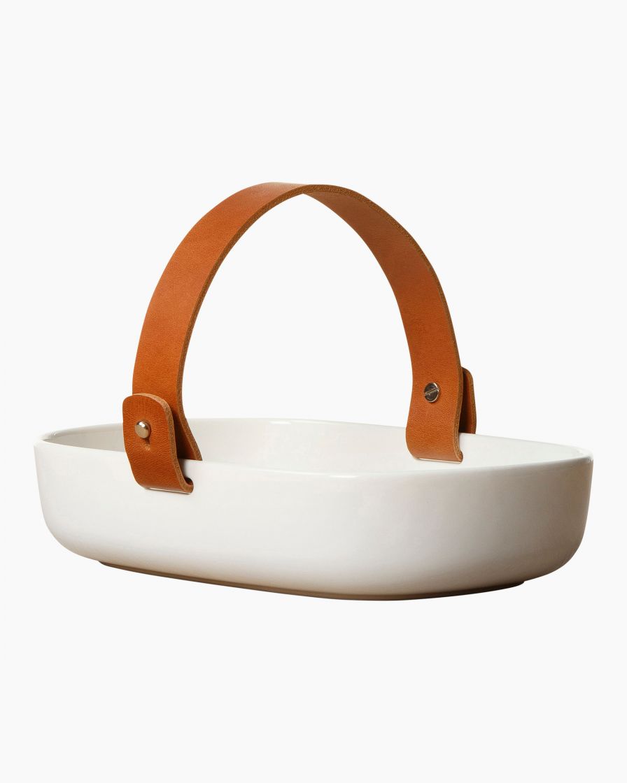 Oiva / Koppa serving dish 13.5cmx4.5cm  white