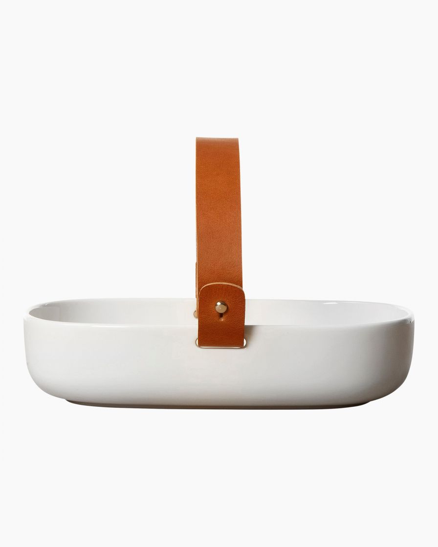 Oiva / Koppa serving dish 13.5cmx4.5cm  white