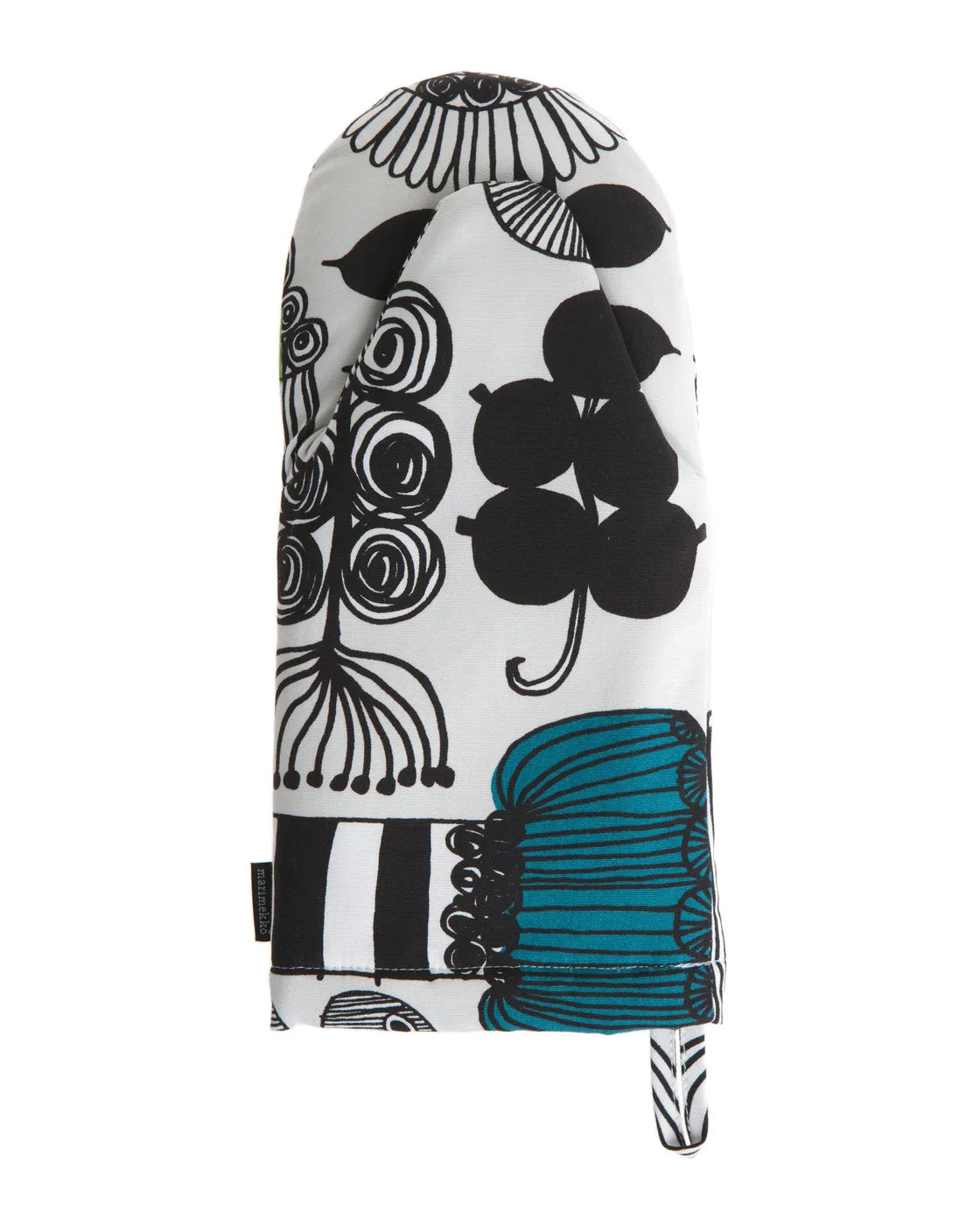 Puutarhurin Parhaat oven mitten light grey, black, green 69808 960