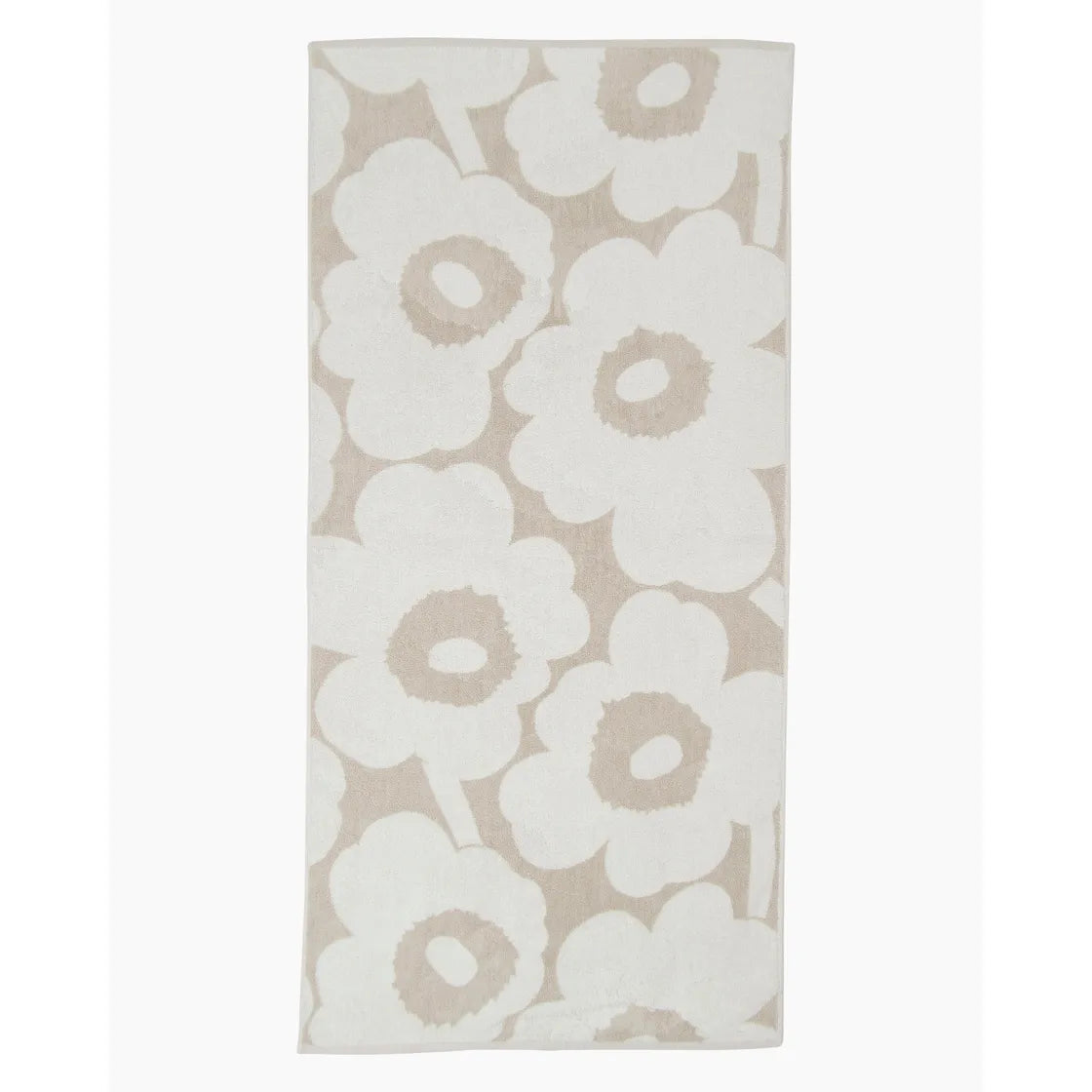 Unikko bath towel 70x150 cm beige, white 070230 810