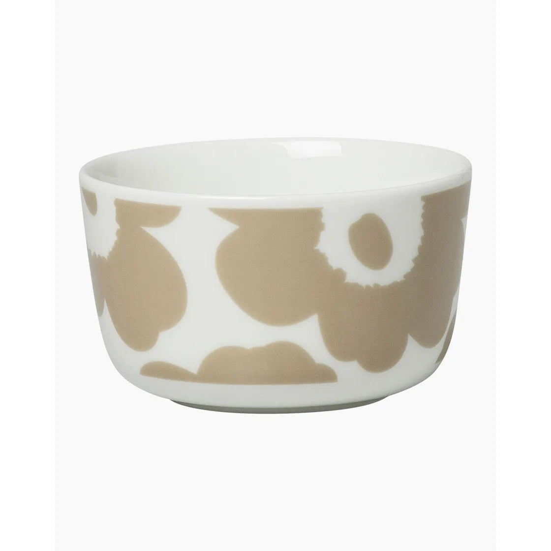 Oiva / Unikko bowl 2,5dl white, beige