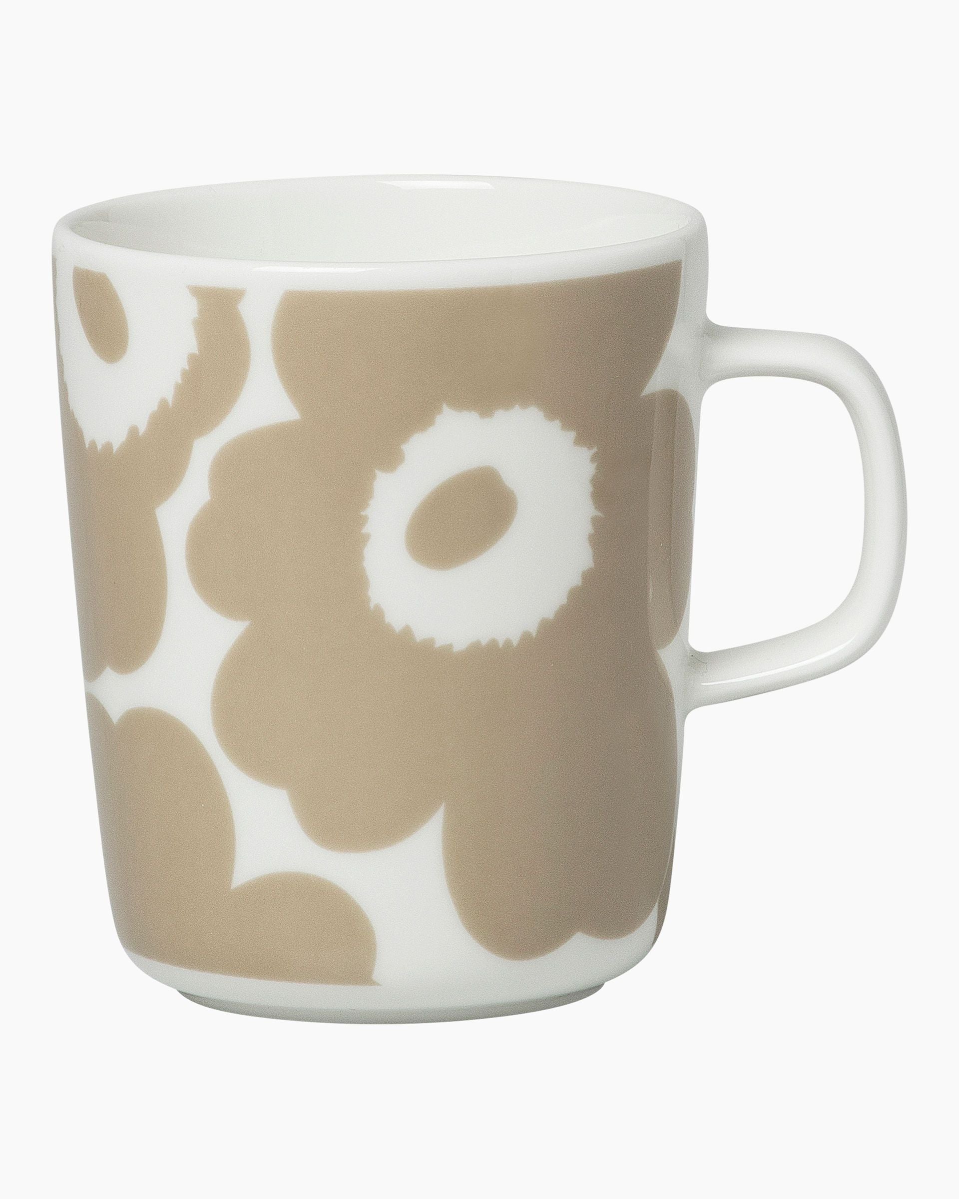 Oiva / Unikko mug 2,5dl white beige