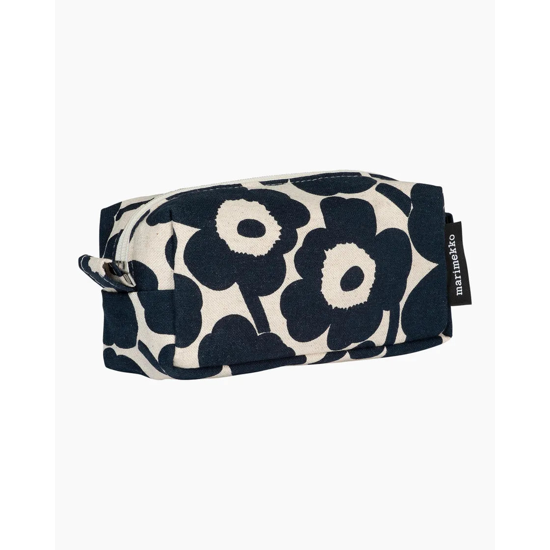 Tiise Mini Unikko cosmetic bag cotton dark blue beige 070531 851
