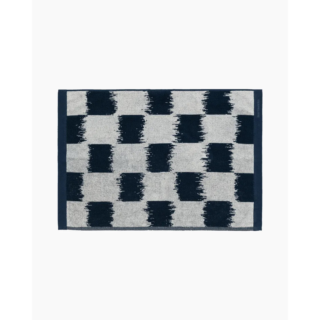 Ostjakki hand towel 50x70 cm dark blue / off white 070724 850