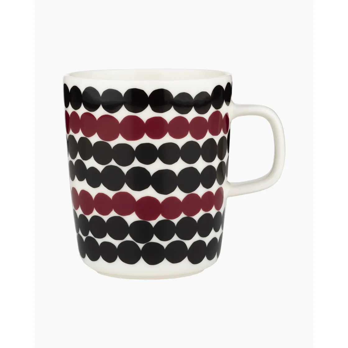 Oiva/Siirtolapuutarha mug 2,5 dl White / black / rosewood 070805 319