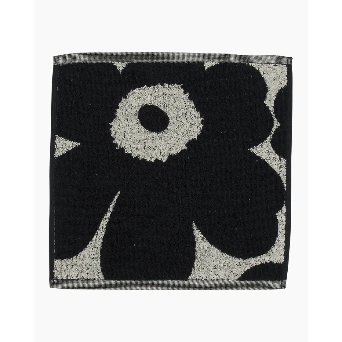 Unikko mini towel 30x30 cm black, sand 071203 980