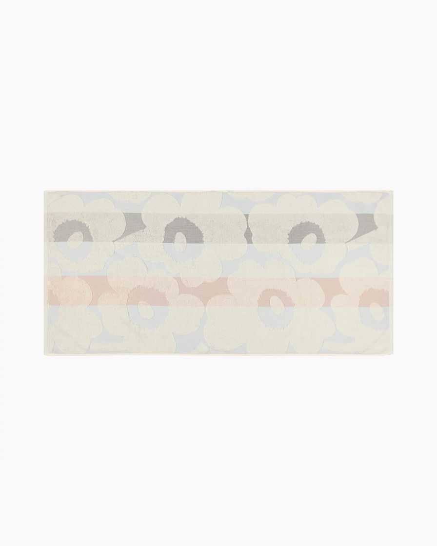 UNIKKO RALLI BATH TOWEL 70x150 off white,peach,blue 071527 125