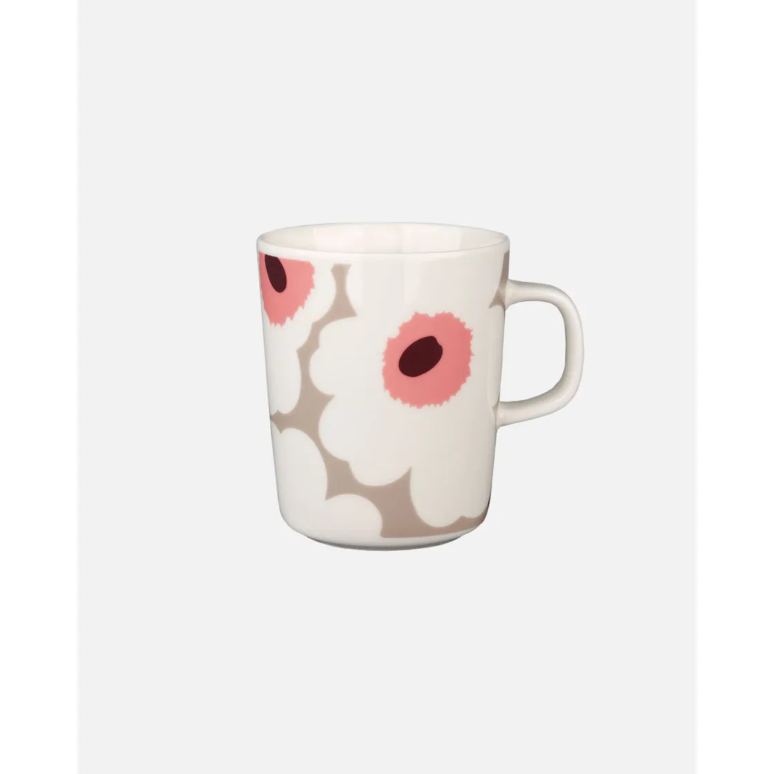 UNIKKO MUG 2,5 DL White clay powder dark wine
