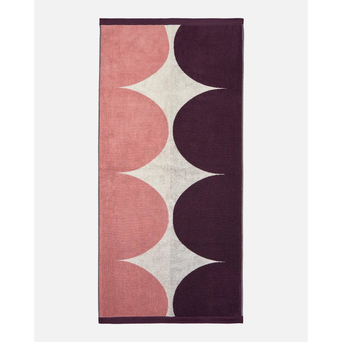 HÄRKÄ BATH TOWEL 70x150 CM Powder, wine red, off white  072007 331