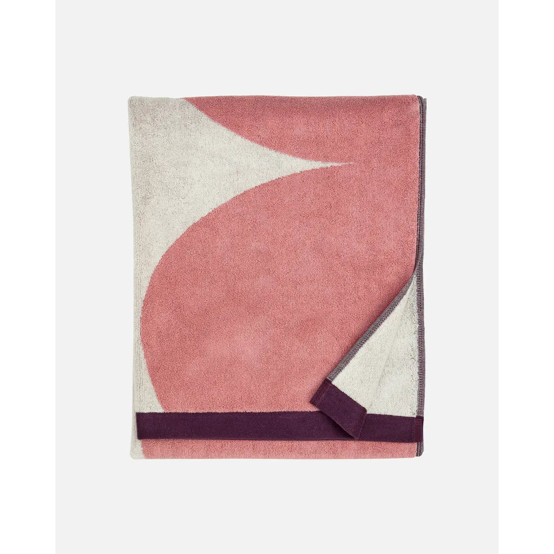 HÄRKÄ BATH TOWEL 70x150 CM Powder, wine red, off white  072007 331